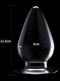 Flawless 4.5'' Clear Anal Plug - LV310017