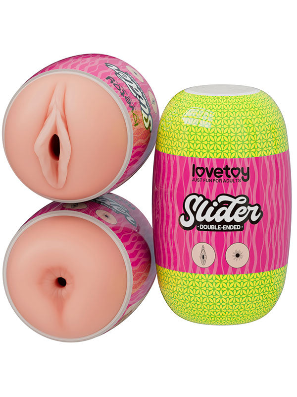 LoveToy Slider Double-Ended Anal ve Vajina Mastürbator - LV350012