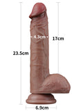 9'' Dual Layered Silicone Cock - LV411047