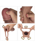 LoveToy Ingen 10'' Enhanced Set L/XL/2XL İçi Boş Kemerli Penis 23.4 cm - LV415011B