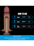 LoveToy Ingen 10'' Enhanced Set L/XL/2XL İçi Boş Kemerli Penis 23.4 cm - LV415011B