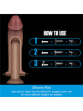 LoveToy Ingen 10'' Enhanced Set L/XL/2XL İçi Boş Kemerli Penis 23.6 cm - LV415012B