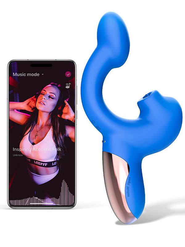 Magic Ponder Telefon Kontrollü Hareket Algılama Özellikli Çift Uyarımlı Vibratör - SM141