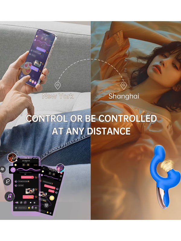Magic Ponder Telefon Kontrollü Hareket Algılama Özellikli Çift Uyarımlı Vibratör - SM141