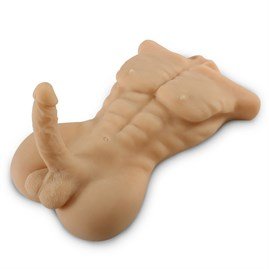 2 İşlevli Gerçek Ölçülerde Realistik 18 cm Penisli Erkek Vücut - Daniel - U6071