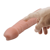 19 cm Belden Bağlamalı İçi Dolu Strapon Penis - BDM2212