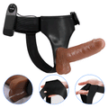 16 cm Yeni Nesil Belden Bağlamalı İçi Dolu Titreşimli Strapon Penis - BDM2264