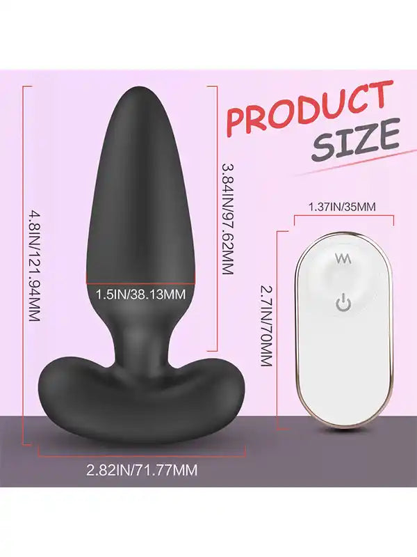 Giyilebilir Uzaktan Kumandalı ve Şarjlı Anal Plug - S275-2