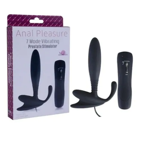 Anal & Prostat Stimulator 7 Farklı Titreşimli Anal Plug P-Spot Vibratör - 13002