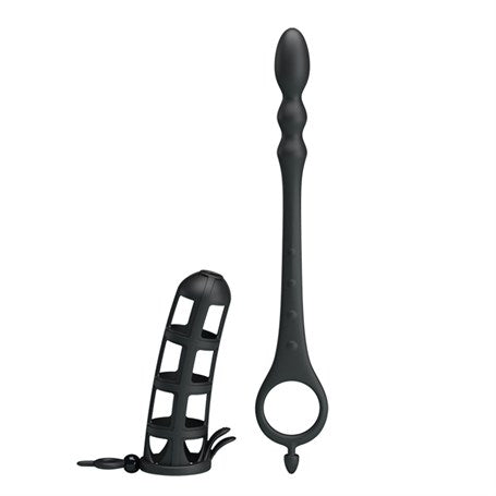 Anal Tıkaçlı Penis Kılıfı - B1239