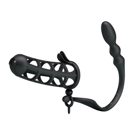 Anal Tıkaçlı Penis Kılıfı - B1239