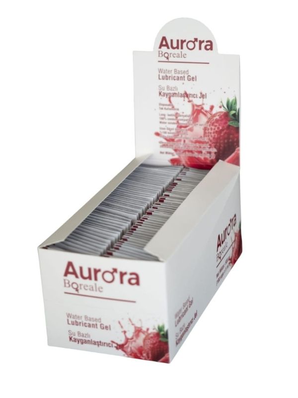 Aurora Boreale 100 Lü 5 Ml Şase Çilekli Kayganlaştırıcı - C-5211