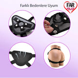 Ayarlı Dildo ve Vibratör Uyumlu Giyilebilir Kemer - FA-006K