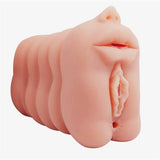 3 İşlevli 3D Realistik Suni Oral Vajinal Anal Mastürbatör - BDM9195