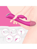 Baby Bunny Ultra Güçlü Şarjlı Titreşimli Tavşan Vibratör 22 cm - S027-4
