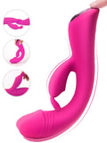 Baby Bunny Ultra Güçlü Şarjlı Titreşimli Tavşan Vibratör 22 cm - S027-4
