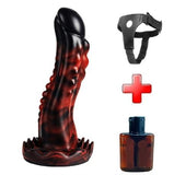 Belden Bağlamalı 21,5 cm Gerçekçi Kalın Dildo Penis - Monster43 - BDM1628B