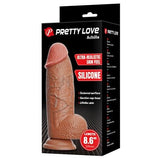 Belden Bağlamalı 22 cm Gerçekçi Kalın Dildo Penis - Achille - BDM1447B