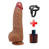 Belden Bağlamalı 23,2 cm Realistik Vantuzlu Dildo Penis - Najm - BDM1467B