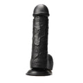Belden Bağlamalı 24 cm Dev Boy Realistik Vantuzlu Zenci Dildo Penis - PX047SB