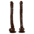 Belden Bağlamalı 40 cm Gerçekçi Uzun & Kalın Dildo Penis - BDM1522B