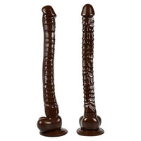 Belden Bağlamalı 40 cm Gerçekçi Uzun & Kalın Dildo Penis - BDM1522B