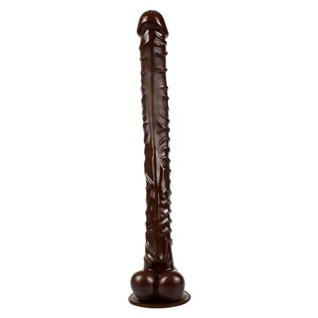 Belden Bağlamalı 40 cm Gerçekçi Uzun & Kalın Dildo Penis - BDM1522B