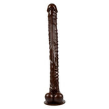 Belden Bağlamalı 40 cm Gerçekçi Uzun & Kalın Dildo Penis - BDM1522B