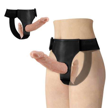 %10 İndirim – Belden Bağlamalı Çift Taraflı İçi Dolu Strapon Penis - CA-BDM1271