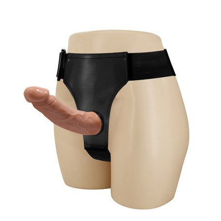 Belden Bağlamalı Çift Taraflı İçi Dolu Strapon Penis - CA-BDM2277