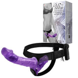 Belden Bağlamalı Çift Taraflı Titreşimli Strapon Dildo - CA-BDM2260
