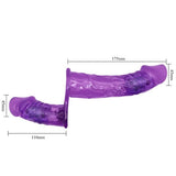 Belden Bağlamalı Çift Taraflı Titreşimli Strapon Dildo - CA-BDM2260