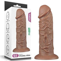 Belden Bau011flamalu0131 Yeni Nesil &Ccedil;ift Katmanlu0131 26,6 cm Realistik Kalu0131n Dildo Melez Penis - LV111011B