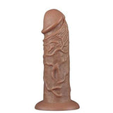 Belden Bau011flamalu0131 Yeni Nesil &Ccedil;ift Katmanlu0131 26,6 cm Realistik Kalu0131n Dildo Melez Penis - LV111011B