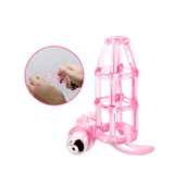 Klitoris Uyarıcılı Güçlü Titreşimli Penis Kılıfı - B1105