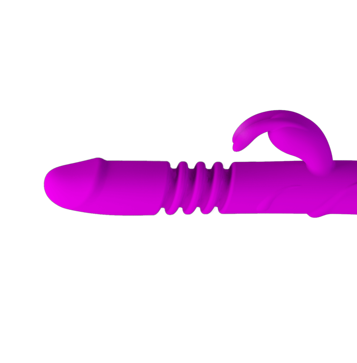 Usb Şarjlı 3 Yönlü Titreşimli Klitoris Uyarıcılı Tavşan Vibratör - BDM4399