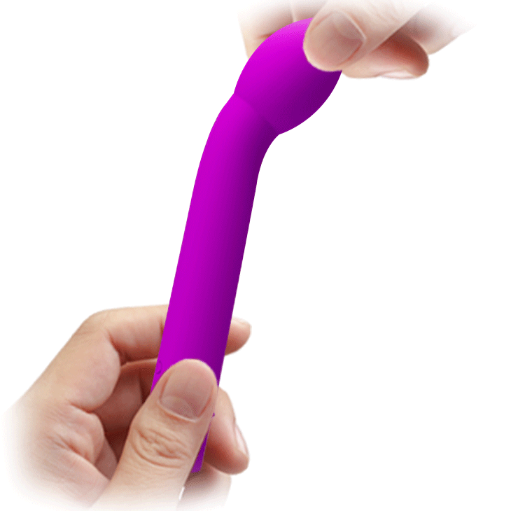 G-Spot Uyarıcılı Titreşimli Vibratör Dildo - BDM4764