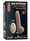 Big Detective Şarjlı Uzaktan Kumandalı Titreşimli Gerçekçi Dildo 19 cm - CSQT10004
