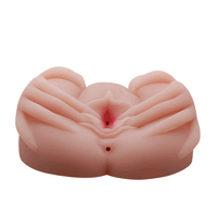 Lifelike 2 İşlevli Titreşimli Suni Vajinal ve  Anal Masturbatör - BDM9022