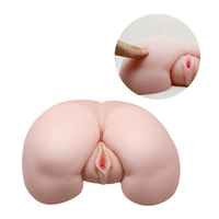 Lifelike 2 İşlevli Isıtmalı & Titreşimli Suni Vajinal ve  Anal Masturbatör - BDM9023