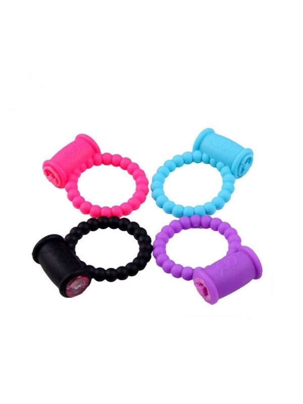 Boğumu Titreşimli Penis Halkası MOR - CRF008M