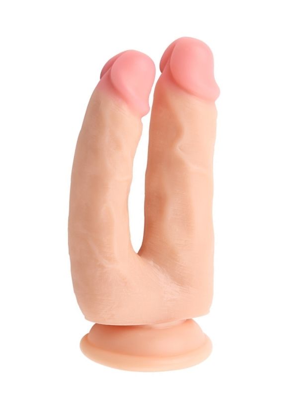 Bromeo Çiftli Kıkırdaklı Gerçekçi Dildo - C-CH7087