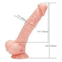 %15 İndirim – Bully Long 23 Cm Gerçekçi Spear Dildo - CA-FA-XM205