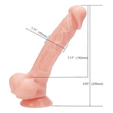 %15 İndirim – Bully Long 23 Cm Gerçekçi Spear Dildo - CA-FA-XM205