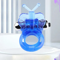 Butterfly Jelly Titreşimli Silikon Kelebek Penis Halkası - FA-PR58