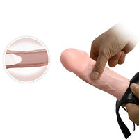 15,5 cm Belden Bağlamalı İçi Boş Protez Penis - BDM1026