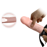 15,5 cm Belden Bağlamalı İçi Boş Protez Penis - BDM1026