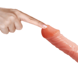 19,8 ve 15 cm Belden Bağlamalı İçi Dolu Çift Strapon Penis - BDM2025