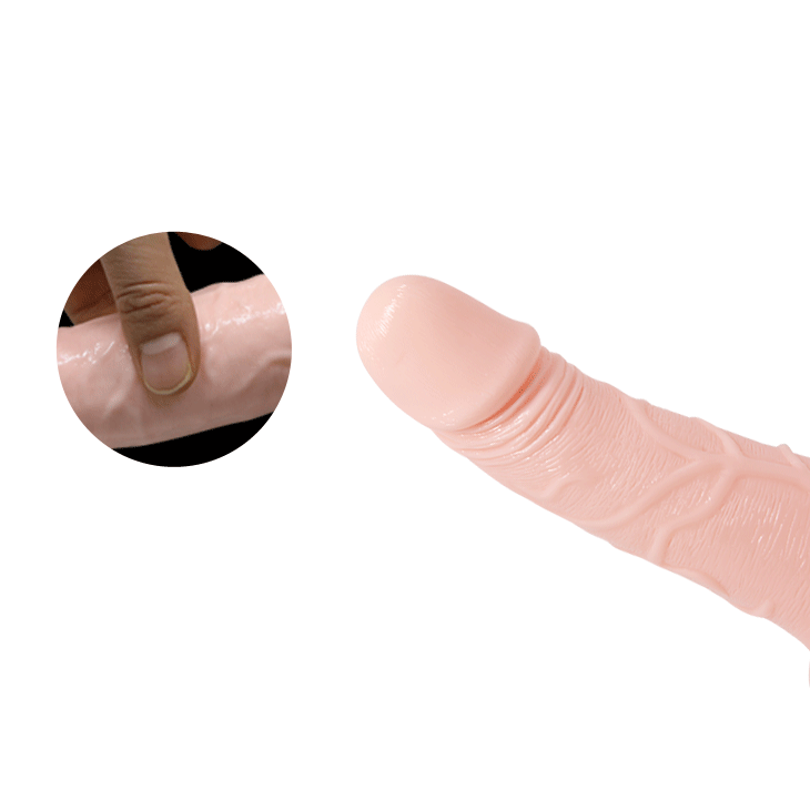 6 cm Dolgulu İçi Boş Titreşimli Belden Bağlamalı Protez Kumandalı Vibratör - B1218
