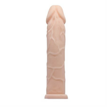 6 Cm Dolgulu Realistik Uzatmalı Penis Kılıfı Dildo Ten Rengi Penis - B1214